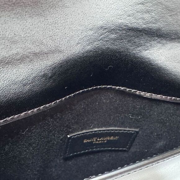 YSL Uptown Leather Clutch - Picture 7 of 7